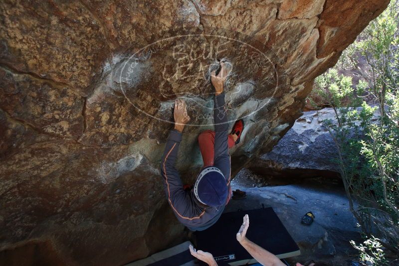 Bouldering in Hueco Tanks on 02/24/2019 with Blue Lizard Climbing and Yoga

Filename: SRM_20190224_1405340.jpg
Aperture: f/5.6
Shutter Speed: 1/250
Body: Canon EOS-1D Mark II
Lens: Canon EF 16-35mm f/2.8 L