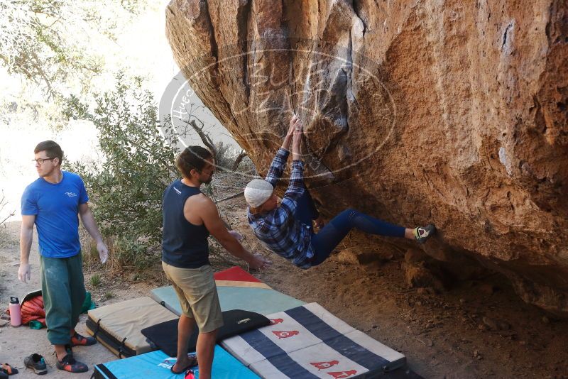 Bouldering in Hueco Tanks on 02/24/2019 with Blue Lizard Climbing and Yoga

Filename: SRM_20190224_1535320.jpg
Aperture: f/4.0
Shutter Speed: 1/500
Body: Canon EOS-1D Mark II
Lens: Canon EF 50mm f/1.8 II