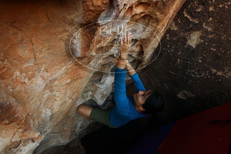 Bouldering in Hueco Tanks on 03/01/2019 with Blue Lizard Climbing and Yoga

Filename: SRM_20190301_1111200.jpg
Aperture: f/5.0
Shutter Speed: 1/320
Body: Canon EOS-1D Mark II
Lens: Canon EF 16-35mm f/2.8 L