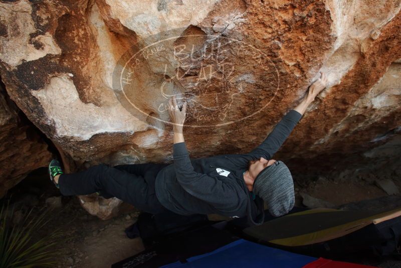 Bouldering in Hueco Tanks on 03/01/2019 with Blue Lizard Climbing and Yoga

Filename: SRM_20190301_1145060.jpg
Aperture: f/5.0
Shutter Speed: 1/250
Body: Canon EOS-1D Mark II
Lens: Canon EF 16-35mm f/2.8 L