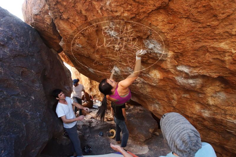Bouldering in Hueco Tanks on 03/01/2019 with Blue Lizard Climbing and Yoga

Filename: SRM_20190301_1626440.jpg
Aperture: f/4.5
Shutter Speed: 1/250
Body: Canon EOS-1D Mark II
Lens: Canon EF 16-35mm f/2.8 L