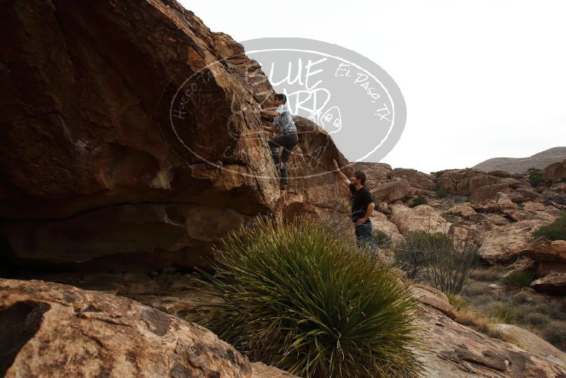 Bouldering in Hueco Tanks on 03/02/2019 with Blue Lizard Climbing and Yoga

Filename: SRM_20190302_1019260.jpg
Aperture: f/5.6
Shutter Speed: 1/640
Body: Canon EOS-1D Mark II
Lens: Canon EF 16-35mm f/2.8 L