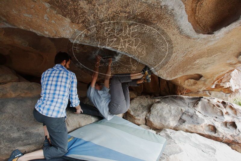 Bouldering in Hueco Tanks on 03/02/2019 with Blue Lizard Climbing and Yoga

Filename: SRM_20190302_1028320.jpg
Aperture: f/5.6
Shutter Speed: 1/250
Body: Canon EOS-1D Mark II
Lens: Canon EF 16-35mm f/2.8 L