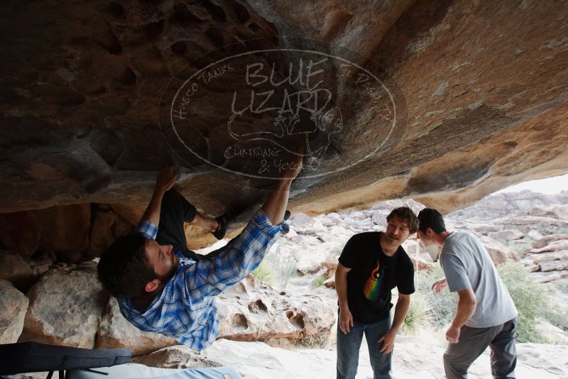 Bouldering in Hueco Tanks on 03/02/2019 with Blue Lizard Climbing and Yoga

Filename: SRM_20190302_1036251.jpg
Aperture: f/5.6
Shutter Speed: 1/320
Body: Canon EOS-1D Mark II
Lens: Canon EF 16-35mm f/2.8 L