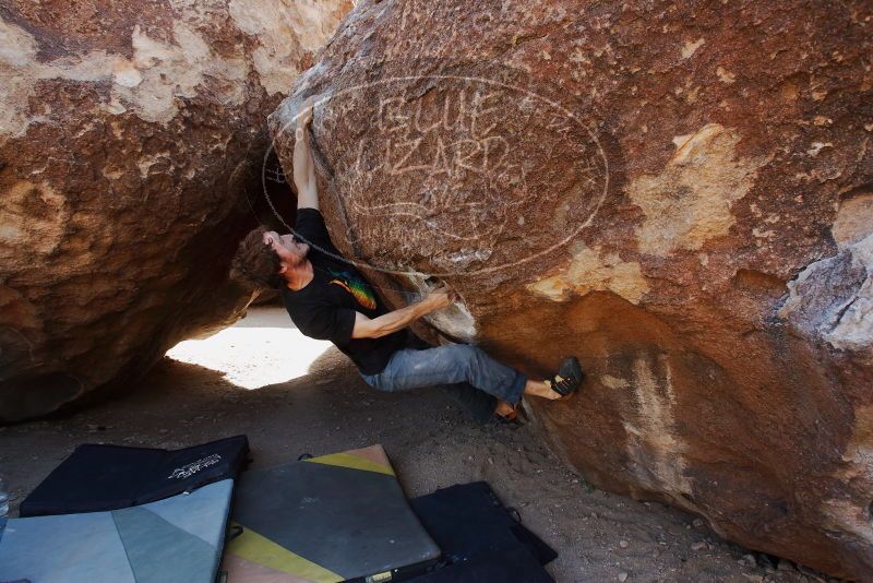Bouldering in Hueco Tanks on 03/02/2019 with Blue Lizard Climbing and Yoga

Filename: SRM_20190302_1453190.jpg
Aperture: f/5.6
Shutter Speed: 1/250
Body: Canon EOS-1D Mark II
Lens: Canon EF 16-35mm f/2.8 L
