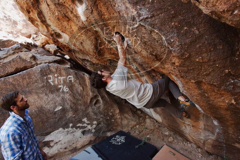 Bouldering in Hueco Tanks on 03/02/2019 with Blue Lizard Climbing and Yoga

Filename: SRM_20190302_1503270.jpg
Aperture: f/5.6
Shutter Speed: 1/250
Body: Canon EOS-1D Mark II
Lens: Canon EF 16-35mm f/2.8 L
