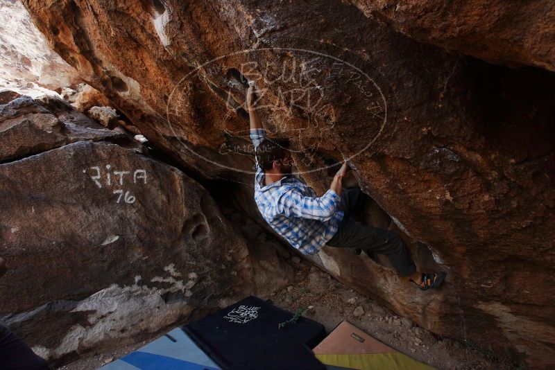 Bouldering in Hueco Tanks on 03/02/2019 with Blue Lizard Climbing and Yoga

Filename: SRM_20190302_1509370.jpg
Aperture: f/5.6
Shutter Speed: 1/250
Body: Canon EOS-1D Mark II
Lens: Canon EF 16-35mm f/2.8 L