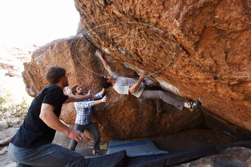 Bouldering in Hueco Tanks on 03/02/2019 with Blue Lizard Climbing and Yoga

Filename: SRM_20190302_1540460.jpg
Aperture: f/5.6
Shutter Speed: 1/250
Body: Canon EOS-1D Mark II
Lens: Canon EF 16-35mm f/2.8 L