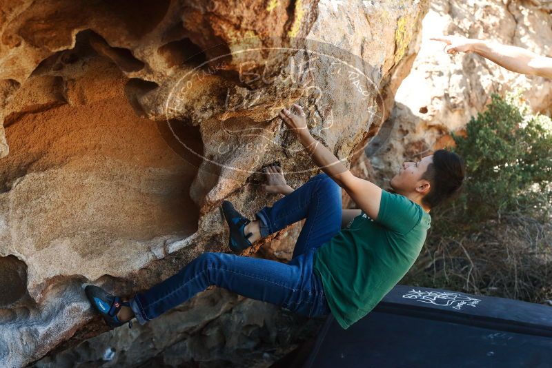 Bouldering in Hueco Tanks on 03/03/2019 with Blue Lizard Climbing and Yoga

Filename: SRM_20190303_1219430.jpg
Aperture: f/5.6
Shutter Speed: 1/400
Body: Canon EOS-1D Mark II
Lens: Canon EF 50mm f/1.8 II