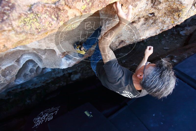 Bouldering in Hueco Tanks on 03/03/2019 with Blue Lizard Climbing and Yoga

Filename: SRM_20190303_1237470.jpg
Aperture: f/5.0
Shutter Speed: 1/400
Body: Canon EOS-1D Mark II
Lens: Canon EF 16-35mm f/2.8 L