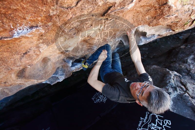 Bouldering in Hueco Tanks on 03/03/2019 with Blue Lizard Climbing and Yoga

Filename: SRM_20190303_1330270.jpg
Aperture: f/5.6
Shutter Speed: 1/160
Body: Canon EOS-1D Mark II
Lens: Canon EF 16-35mm f/2.8 L