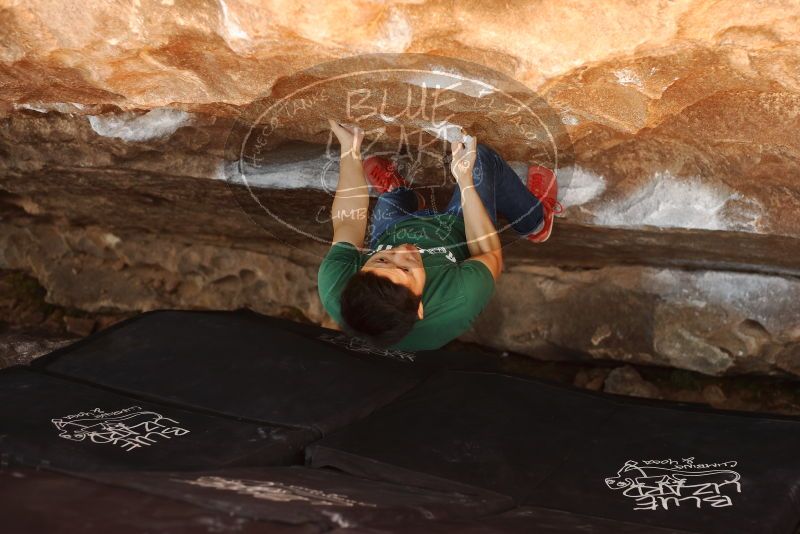 Bouldering in Hueco Tanks on 03/03/2019 with Blue Lizard Climbing and Yoga

Filename: SRM_20190303_1404350.jpg
Aperture: f/2.8
Shutter Speed: 1/320
Body: Canon EOS-1D Mark II
Lens: Canon EF 50mm f/1.8 II