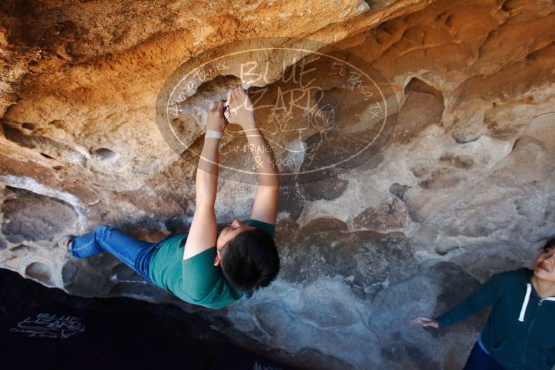 Bouldering in Hueco Tanks on 03/03/2019 with Blue Lizard Climbing and Yoga

Filename: SRM_20190303_1440180.jpg
Aperture: f/5.6
Shutter Speed: 1/320
Body: Canon EOS-1D Mark II
Lens: Canon EF 16-35mm f/2.8 L