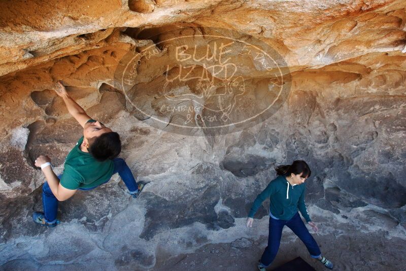 Bouldering in Hueco Tanks on 03/03/2019 with Blue Lizard Climbing and Yoga

Filename: SRM_20190303_1440330.jpg
Aperture: f/5.6
Shutter Speed: 1/250
Body: Canon EOS-1D Mark II
Lens: Canon EF 16-35mm f/2.8 L