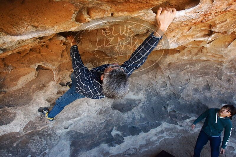 Bouldering in Hueco Tanks on 03/03/2019 with Blue Lizard Climbing and Yoga

Filename: SRM_20190303_1453360.jpg
Aperture: f/5.6
Shutter Speed: 1/250
Body: Canon EOS-1D Mark II
Lens: Canon EF 16-35mm f/2.8 L