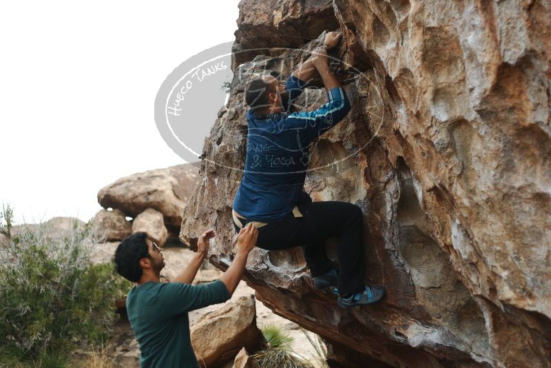 Bouldering in Hueco Tanks on 03/08/2019 with Blue Lizard Climbing and Yoga

Filename: SRM_20190308_1250320.jpg
Aperture: f/2.8
Shutter Speed: 1/640
Body: Canon EOS-1D Mark II
Lens: Canon EF 50mm f/1.8 II