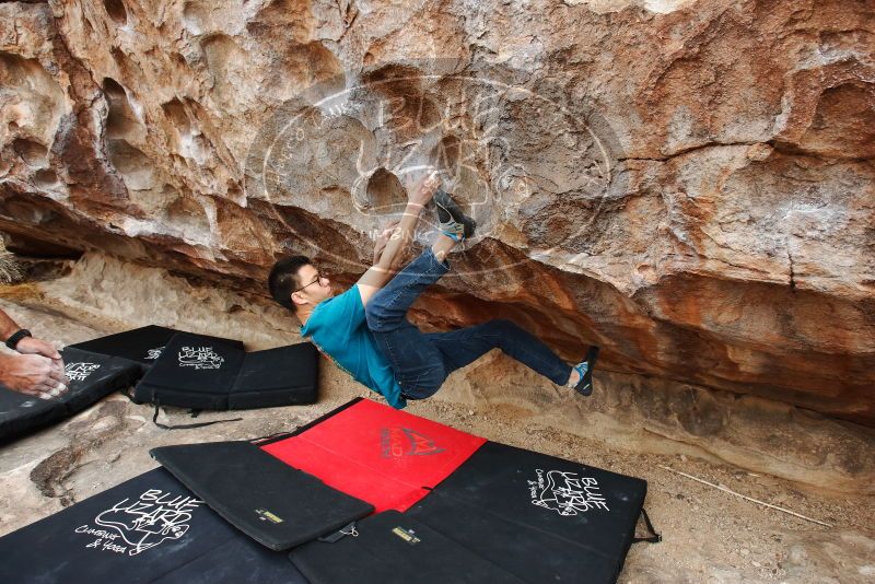 Bouldering in Hueco Tanks on 03/08/2019 with Blue Lizard Climbing and Yoga

Filename: SRM_20190308_1344220.jpg
Aperture: f/5.6
Shutter Speed: 1/250
Body: Canon EOS-1D Mark II
Lens: Canon EF 16-35mm f/2.8 L