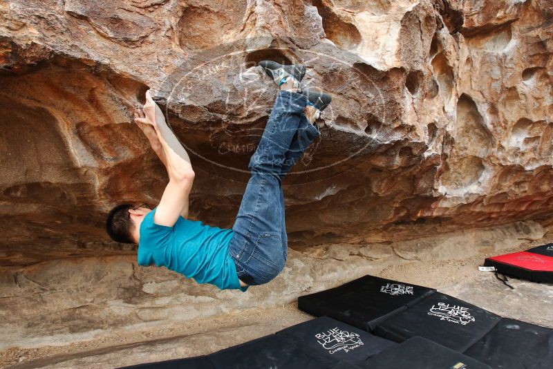 Bouldering in Hueco Tanks on 03/08/2019 with Blue Lizard Climbing and Yoga

Filename: SRM_20190308_1349190.jpg
Aperture: f/5.6
Shutter Speed: 1/250
Body: Canon EOS-1D Mark II
Lens: Canon EF 16-35mm f/2.8 L