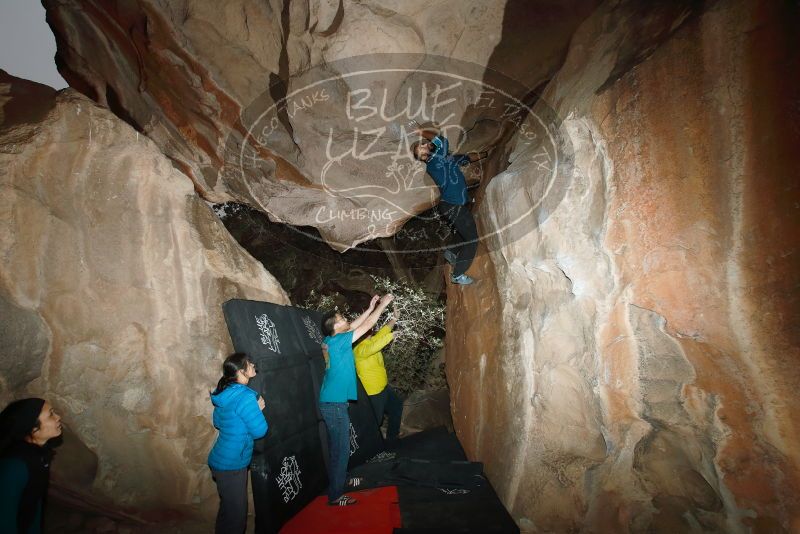 Bouldering in Hueco Tanks on 03/08/2019 with Blue Lizard Climbing and Yoga

Filename: SRM_20190308_1728470.jpg
Aperture: f/5.6
Shutter Speed: 1/250
Body: Canon EOS-1D Mark II
Lens: Canon EF 16-35mm f/2.8 L
