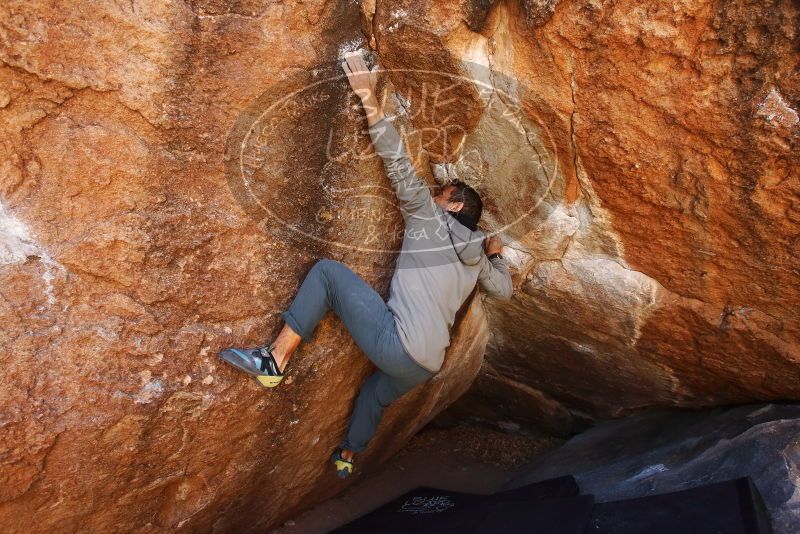 Bouldering in Hueco Tanks on 03/09/2019 with Blue Lizard Climbing and Yoga

Filename: SRM_20190309_1139510.jpg
Aperture: f/5.6
Shutter Speed: 1/400
Body: Canon EOS-1D Mark II
Lens: Canon EF 16-35mm f/2.8 L