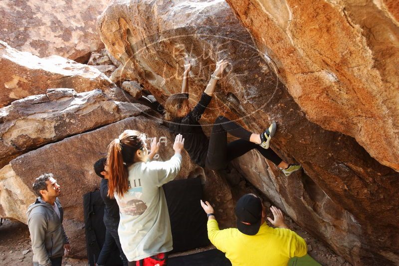 Bouldering in Hueco Tanks on 03/09/2019 with Blue Lizard Climbing and Yoga

Filename: SRM_20190309_1230340.jpg
Aperture: f/5.6
Shutter Speed: 1/200
Body: Canon EOS-1D Mark II
Lens: Canon EF 16-35mm f/2.8 L
