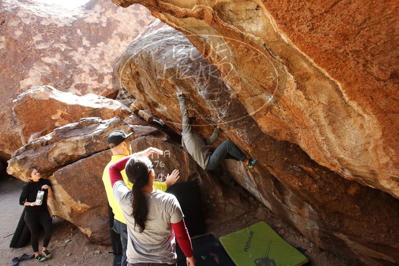 Bouldering in Hueco Tanks on 03/09/2019 with Blue Lizard Climbing and Yoga

Filename: SRM_20190309_1235540.jpg
Aperture: f/5.6
Shutter Speed: 1/250
Body: Canon EOS-1D Mark II
Lens: Canon EF 16-35mm f/2.8 L