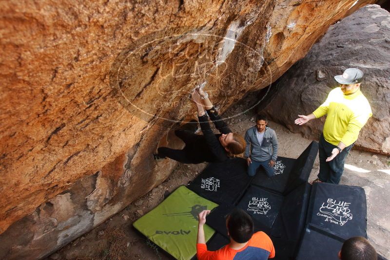 Bouldering in Hueco Tanks on 03/09/2019 with Blue Lizard Climbing and Yoga

Filename: SRM_20190309_1253590.jpg
Aperture: f/5.6
Shutter Speed: 1/200
Body: Canon EOS-1D Mark II
Lens: Canon EF 16-35mm f/2.8 L