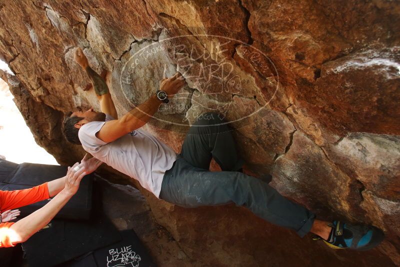 Bouldering in Hueco Tanks on 03/09/2019 with Blue Lizard Climbing and Yoga

Filename: SRM_20190309_1347560.jpg
Aperture: f/5.6
Shutter Speed: 1/125
Body: Canon EOS-1D Mark II
Lens: Canon EF 16-35mm f/2.8 L