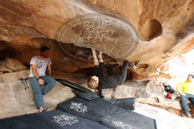 Bouldering in Hueco Tanks on 03/09/2019 with Blue Lizard Climbing and Yoga

Filename: SRM_20190309_1531450.jpg
Aperture: f/5.6
Shutter Speed: 1/250
Body: Canon EOS-1D Mark II
Lens: Canon EF 16-35mm f/2.8 L