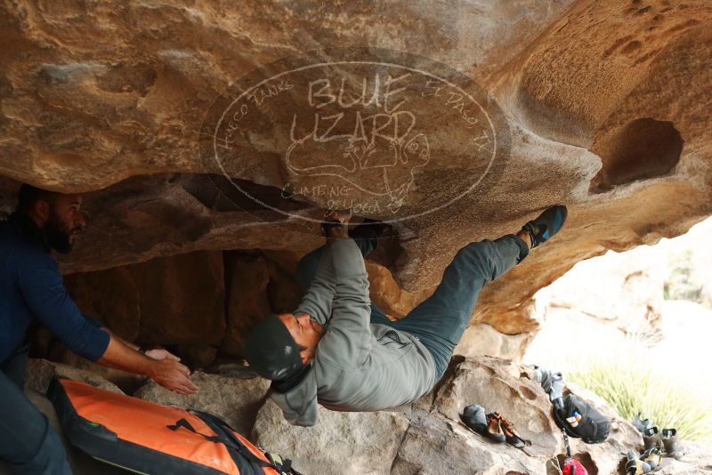 Bouldering in Hueco Tanks on 03/09/2019 with Blue Lizard Climbing and Yoga

Filename: SRM_20190309_1620570.jpg
Aperture: f/4.0
Shutter Speed: 1/320
Body: Canon EOS-1D Mark II
Lens: Canon EF 50mm f/1.8 II