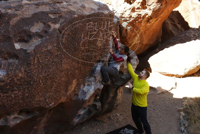 Bouldering in Hueco Tanks on 03/09/2019 with Blue Lizard Climbing and Yoga

Filename: SRM_20190309_1048110.jpg
Aperture: f/5.6
Shutter Speed: 1/200
Body: Canon EOS-1D Mark II
Lens: Canon EF 16-35mm f/2.8 L