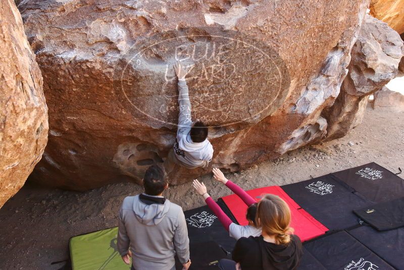 Bouldering in Hueco Tanks on 03/09/2019 with Blue Lizard Climbing and Yoga

Filename: SRM_20190309_1056190.jpg
Aperture: f/5.6
Shutter Speed: 1/320
Body: Canon EOS-1D Mark II
Lens: Canon EF 16-35mm f/2.8 L
