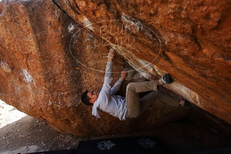 Bouldering in Hueco Tanks on 03/09/2019 with Blue Lizard Climbing and Yoga

Filename: SRM_20190309_1146040.jpg
Aperture: f/5.6
Shutter Speed: 1/80
Body: Canon EOS-1D Mark II
Lens: Canon EF 16-35mm f/2.8 L