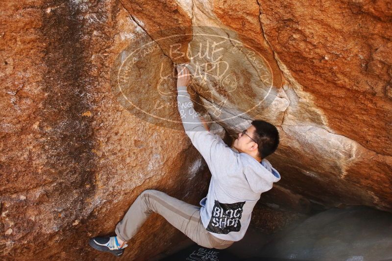 Bouldering in Hueco Tanks on 03/09/2019 with Blue Lizard Climbing and Yoga

Filename: SRM_20190309_1148200.jpg
Aperture: f/5.6
Shutter Speed: 1/320
Body: Canon EOS-1D Mark II
Lens: Canon EF 16-35mm f/2.8 L