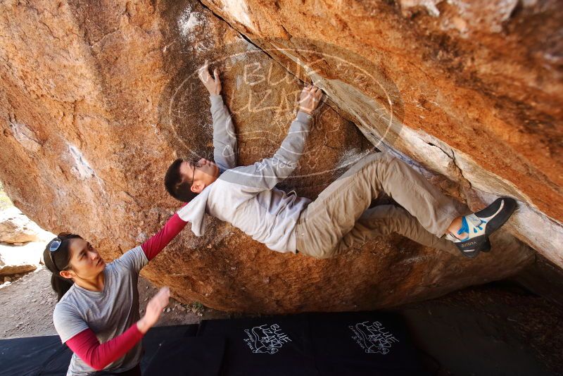 Bouldering in Hueco Tanks on 03/09/2019 with Blue Lizard Climbing and Yoga

Filename: SRM_20190309_1156130.jpg
Aperture: f/5.6
Shutter Speed: 1/125
Body: Canon EOS-1D Mark II
Lens: Canon EF 16-35mm f/2.8 L