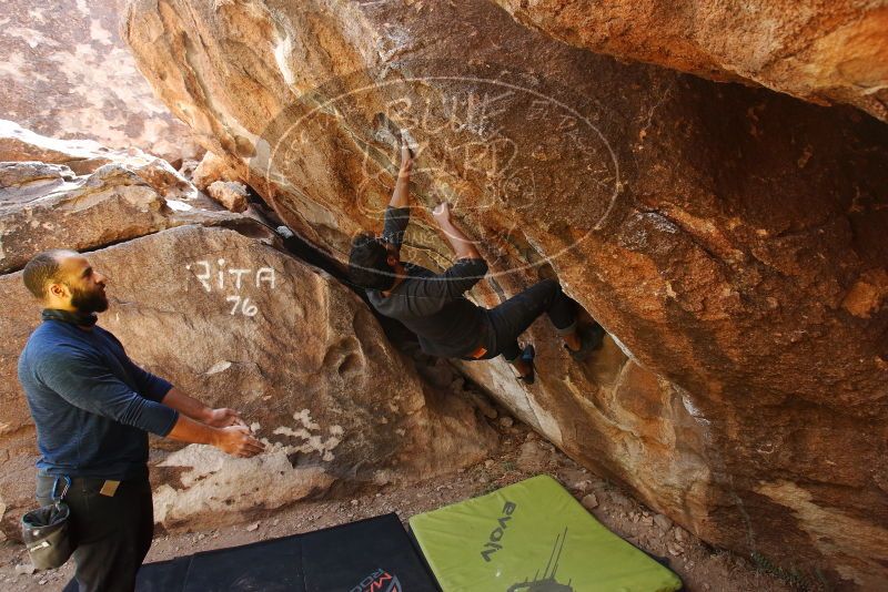 Bouldering in Hueco Tanks on 03/09/2019 with Blue Lizard Climbing and Yoga

Filename: SRM_20190309_1207100.jpg
Aperture: f/5.6
Shutter Speed: 1/320
Body: Canon EOS-1D Mark II
Lens: Canon EF 16-35mm f/2.8 L