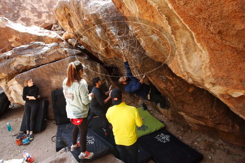 Bouldering in Hueco Tanks on 03/09/2019 with Blue Lizard Climbing and Yoga

Filename: SRM_20190309_1229160.jpg
Aperture: f/5.6
Shutter Speed: 1/250
Body: Canon EOS-1D Mark II
Lens: Canon EF 16-35mm f/2.8 L