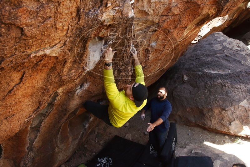 Bouldering in Hueco Tanks on 03/09/2019 with Blue Lizard Climbing and Yoga

Filename: SRM_20190309_1247430.jpg
Aperture: f/5.6
Shutter Speed: 1/320
Body: Canon EOS-1D Mark II
Lens: Canon EF 16-35mm f/2.8 L
