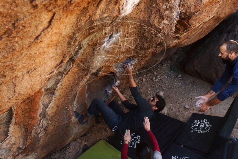 Bouldering in Hueco Tanks on 03/09/2019 with Blue Lizard Climbing and Yoga

Filename: SRM_20190309_1248540.jpg
Aperture: f/5.6
Shutter Speed: 1/200
Body: Canon EOS-1D Mark II
Lens: Canon EF 16-35mm f/2.8 L