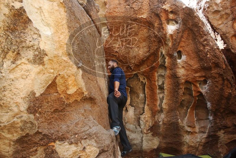 Bouldering in Hueco Tanks on 03/09/2019 with Blue Lizard Climbing and Yoga

Filename: SRM_20190309_1311170.jpg
Aperture: f/5.6
Shutter Speed: 1/320
Body: Canon EOS-1D Mark II
Lens: Canon EF 16-35mm f/2.8 L