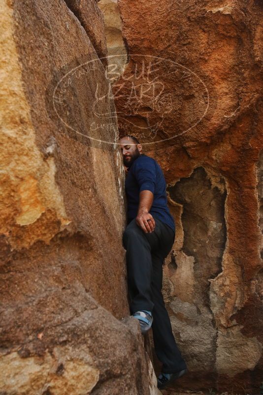 Bouldering in Hueco Tanks on 03/09/2019 with Blue Lizard Climbing and Yoga

Filename: SRM_20190309_1311240.jpg
Aperture: f/5.6
Shutter Speed: 1/400
Body: Canon EOS-1D Mark II
Lens: Canon EF 16-35mm f/2.8 L