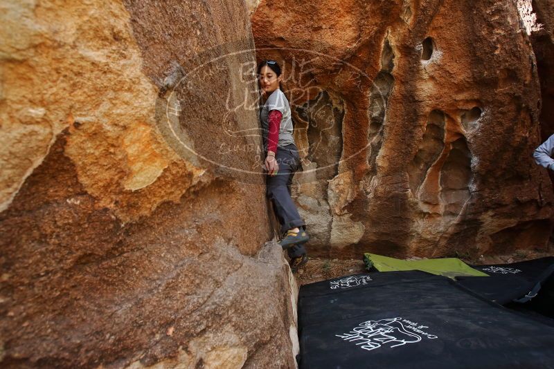 Bouldering in Hueco Tanks on 03/09/2019 with Blue Lizard Climbing and Yoga

Filename: SRM_20190309_1314250.jpg
Aperture: f/5.6
Shutter Speed: 1/250
Body: Canon EOS-1D Mark II
Lens: Canon EF 16-35mm f/2.8 L