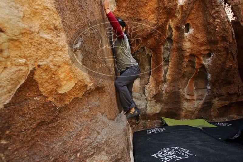 Bouldering in Hueco Tanks on 03/09/2019 with Blue Lizard Climbing and Yoga

Filename: SRM_20190309_1314310.jpg
Aperture: f/5.6
Shutter Speed: 1/250
Body: Canon EOS-1D Mark II
Lens: Canon EF 16-35mm f/2.8 L