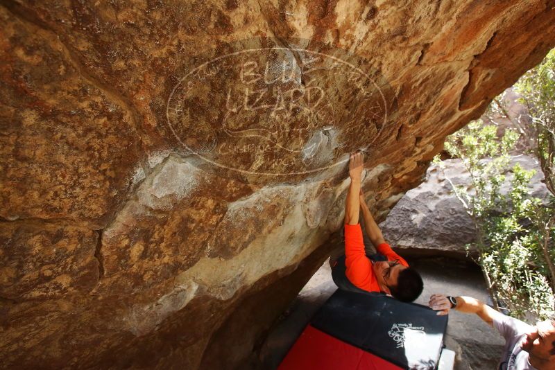 Bouldering in Hueco Tanks on 03/09/2019 with Blue Lizard Climbing and Yoga

Filename: SRM_20190309_1331380.jpg
Aperture: f/5.6
Shutter Speed: 1/200
Body: Canon EOS-1D Mark II
Lens: Canon EF 16-35mm f/2.8 L