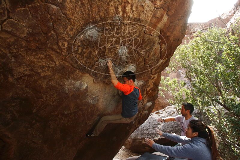 Bouldering in Hueco Tanks on 03/09/2019 with Blue Lizard Climbing and Yoga

Filename: SRM_20190309_1346240.jpg
Aperture: f/5.6
Shutter Speed: 1/250
Body: Canon EOS-1D Mark II
Lens: Canon EF 16-35mm f/2.8 L