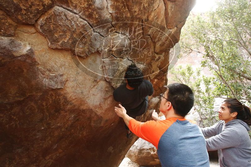 Bouldering in Hueco Tanks on 03/09/2019 with Blue Lizard Climbing and Yoga

Filename: SRM_20190309_1407430.jpg
Aperture: f/5.6
Shutter Speed: 1/100
Body: Canon EOS-1D Mark II
Lens: Canon EF 16-35mm f/2.8 L