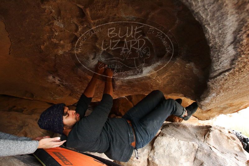 Bouldering in Hueco Tanks on 03/09/2019 with Blue Lizard Climbing and Yoga

Filename: SRM_20190309_1528560.jpg
Aperture: f/5.6
Shutter Speed: 1/250
Body: Canon EOS-1D Mark II
Lens: Canon EF 16-35mm f/2.8 L