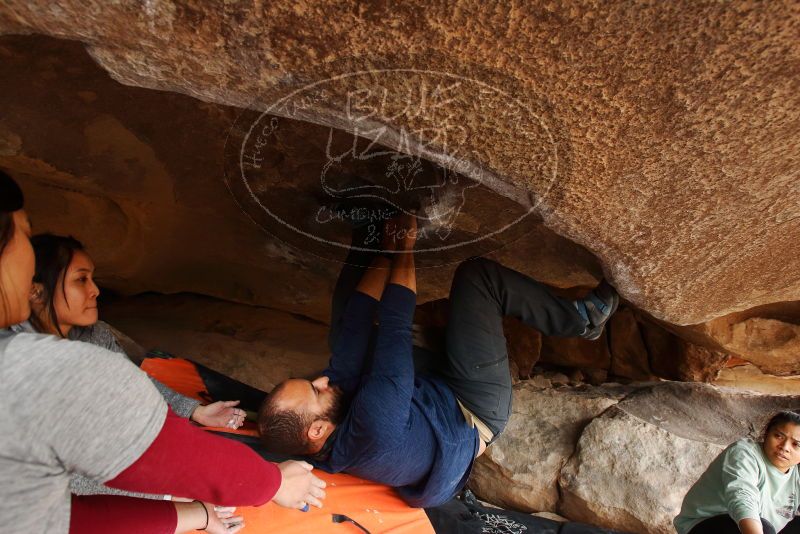 Bouldering in Hueco Tanks on 03/09/2019 with Blue Lizard Climbing and Yoga

Filename: SRM_20190309_1609200.jpg
Aperture: f/5.6
Shutter Speed: 1/160
Body: Canon EOS-1D Mark II
Lens: Canon EF 16-35mm f/2.8 L