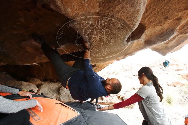 Bouldering in Hueco Tanks on 03/09/2019 with Blue Lizard Climbing and Yoga

Filename: SRM_20190309_1609451.jpg
Aperture: f/5.6
Shutter Speed: 1/160
Body: Canon EOS-1D Mark II
Lens: Canon EF 16-35mm f/2.8 L