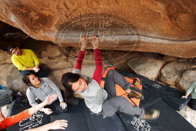 Bouldering in Hueco Tanks on 03/09/2019 with Blue Lizard Climbing and Yoga

Filename: SRM_20190309_1611300.jpg
Aperture: f/5.6
Shutter Speed: 1/160
Body: Canon EOS-1D Mark II
Lens: Canon EF 16-35mm f/2.8 L